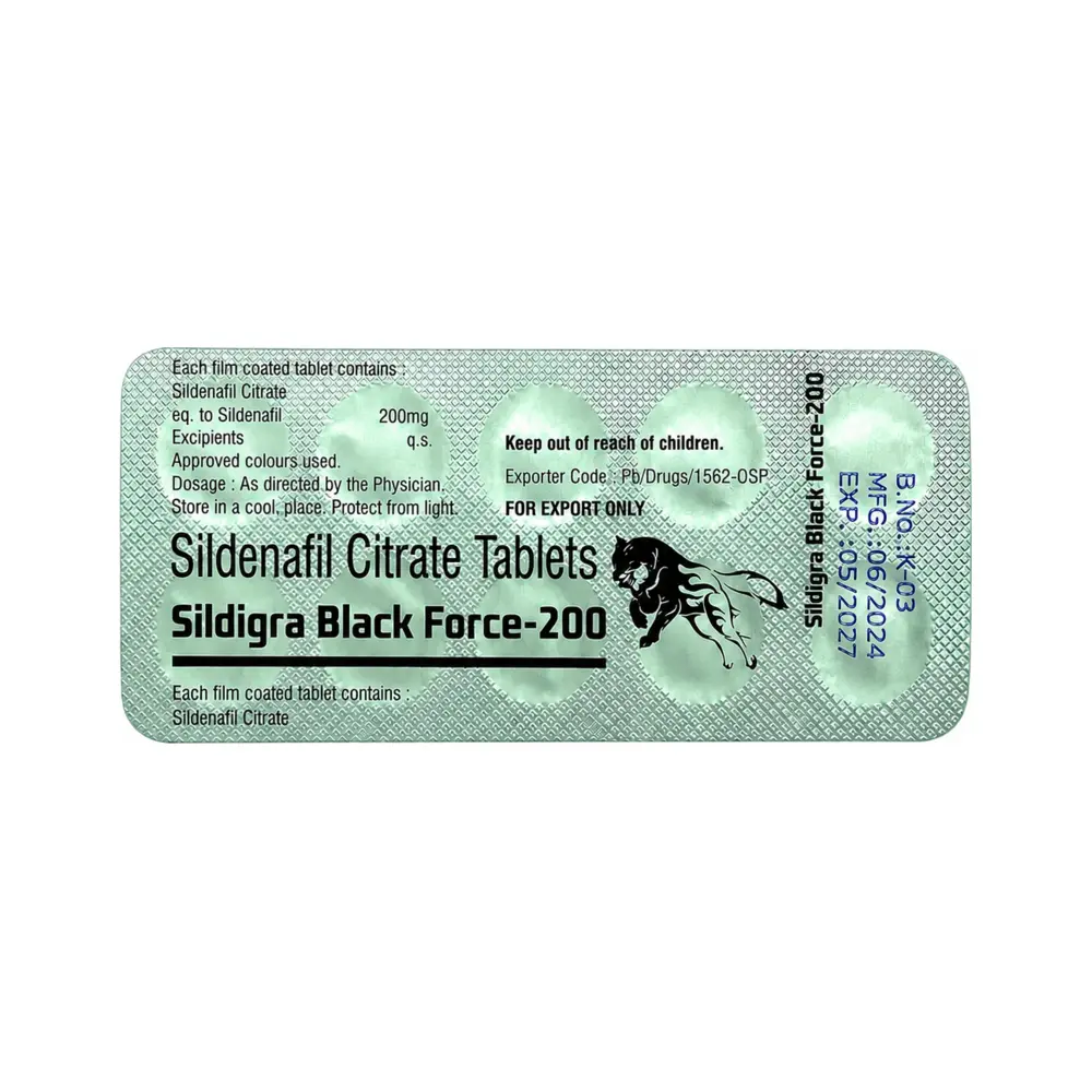 Sildigra Black Force 200mg Tablet 3 1